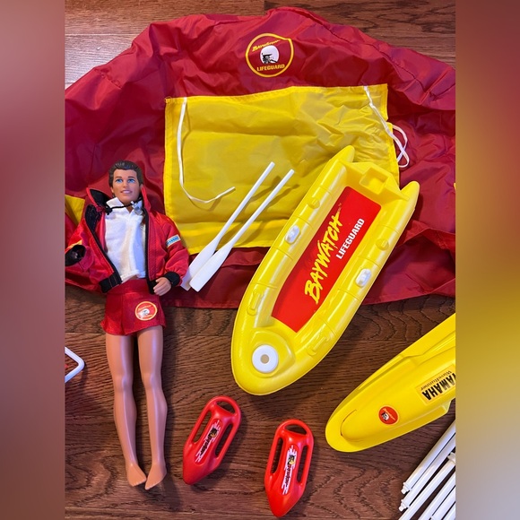 Rare Vintage Baywatch Barbie Rescue Station Playset - Picture 2 of 5